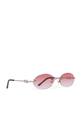 Vicky Oval Sunglasses